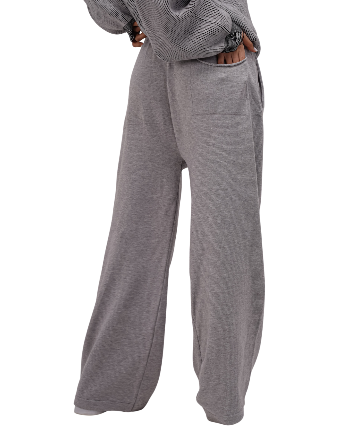 Knitted Pants (Grey)