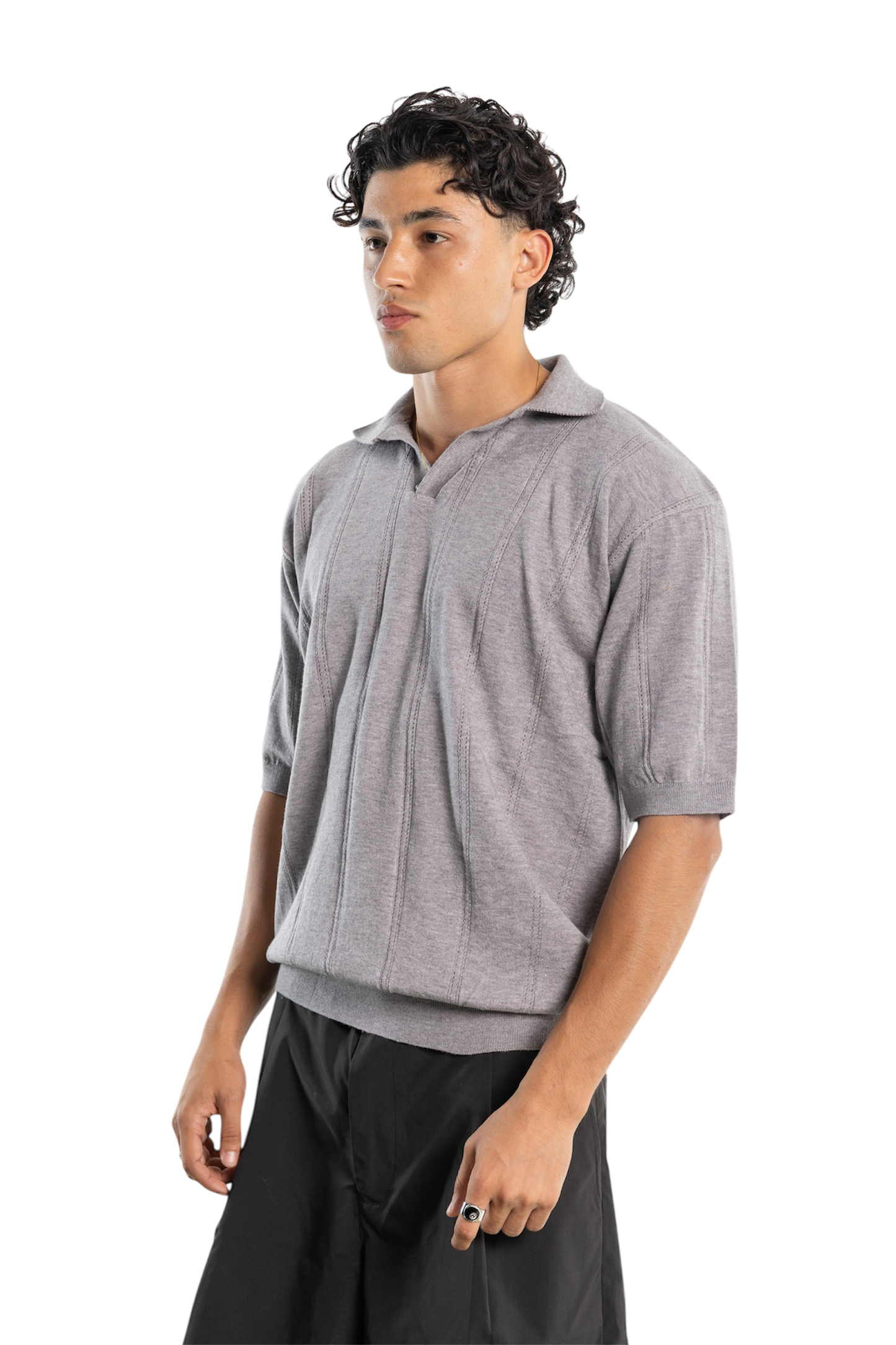 .Polo Shirt. (Grey)