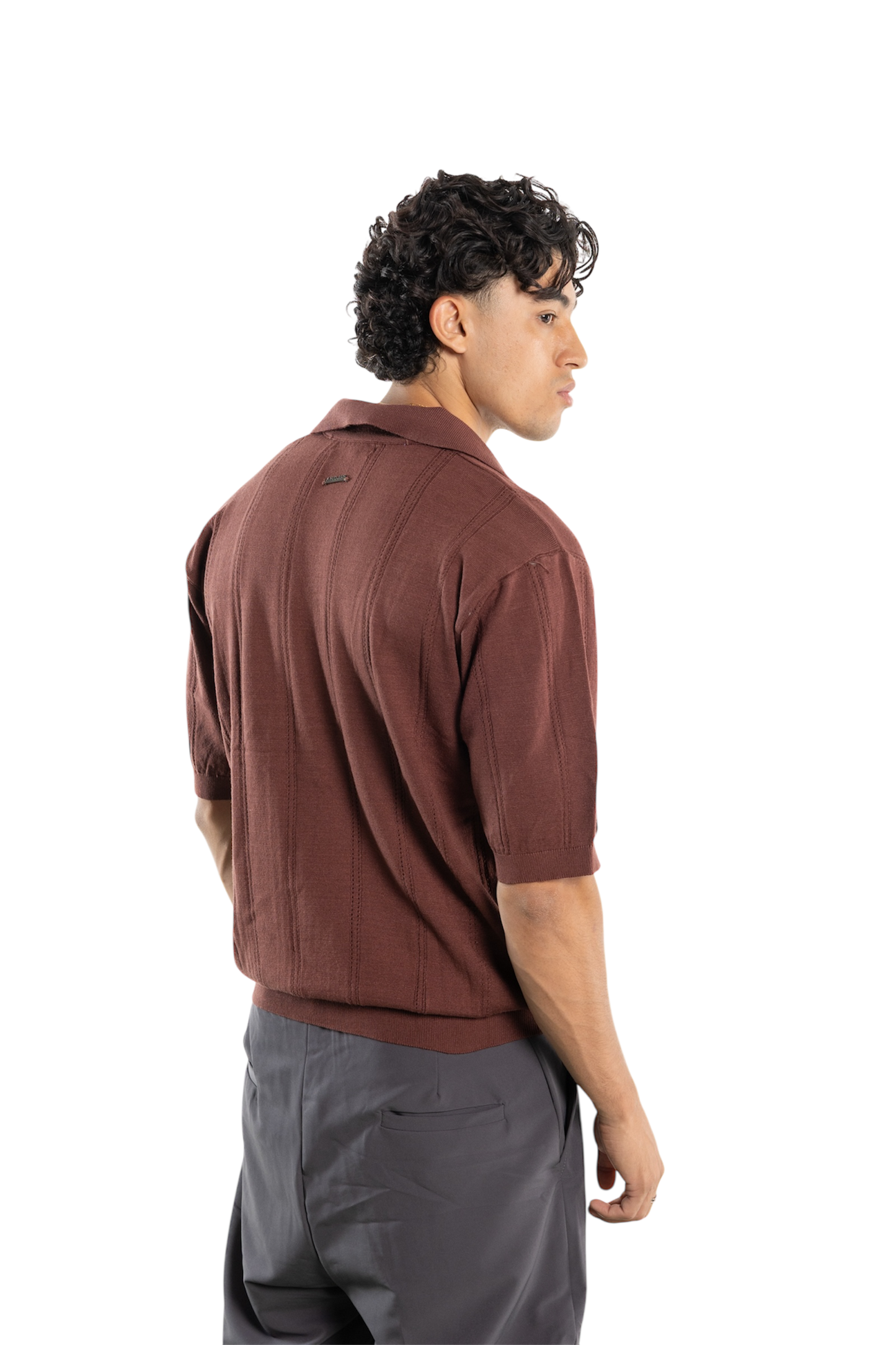 .Polo Shirt. (Brown)