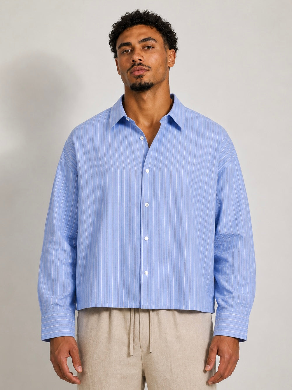 Stripped Linen Shirt