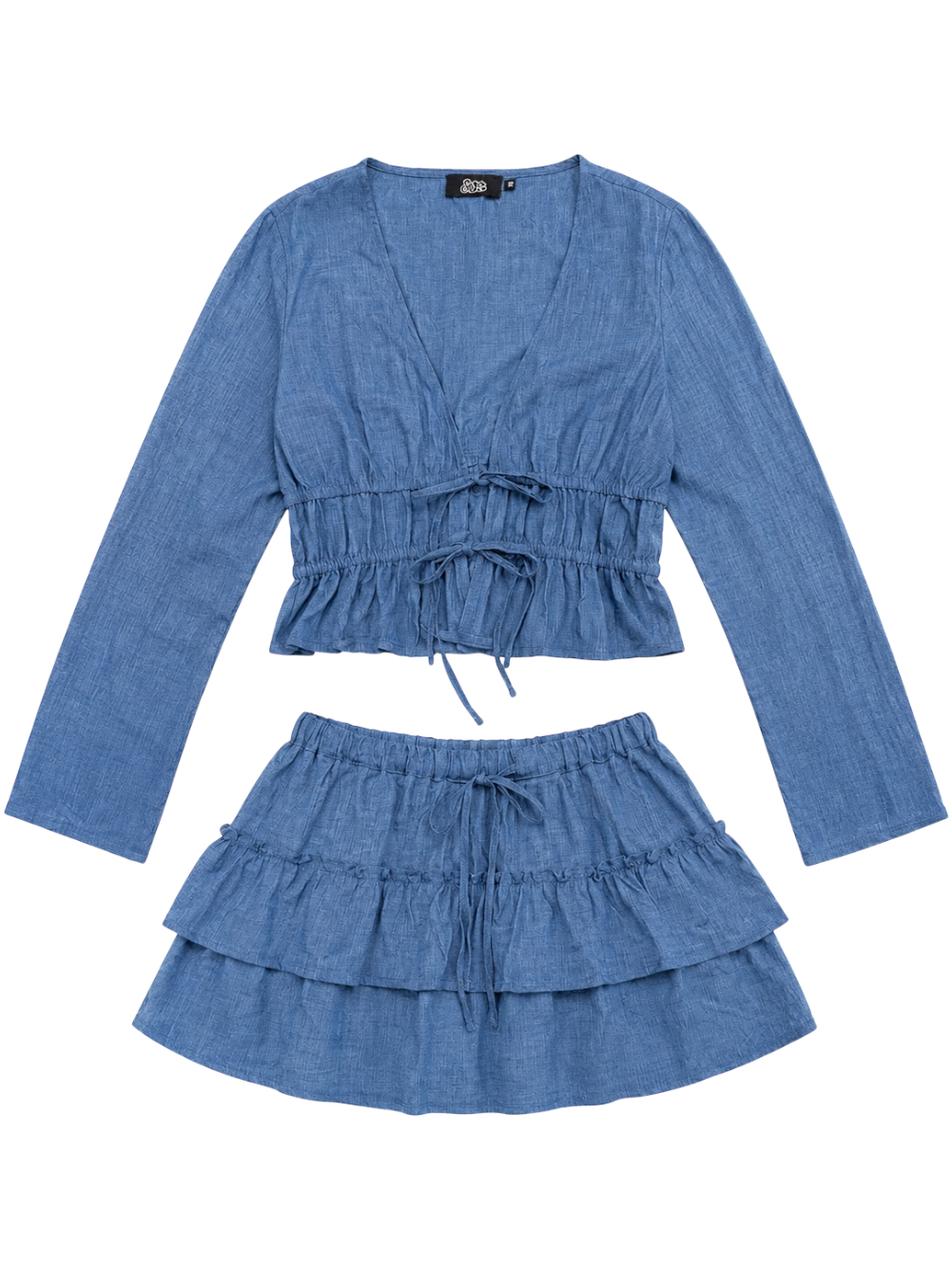 Indigo Linen Set