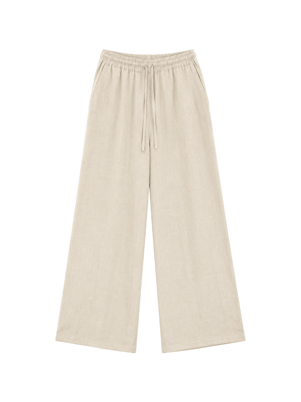Beige Linen Pants