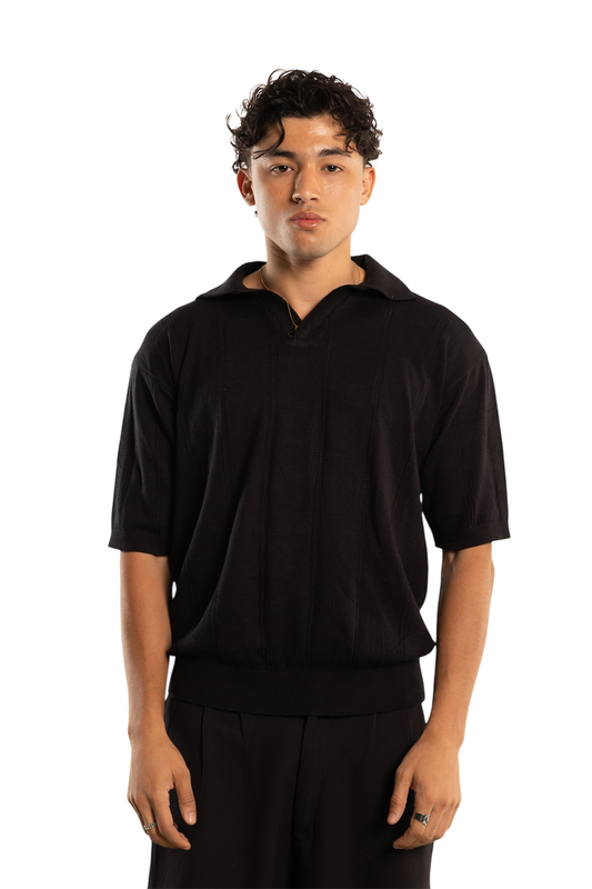 .Polo Shirt. (Black)