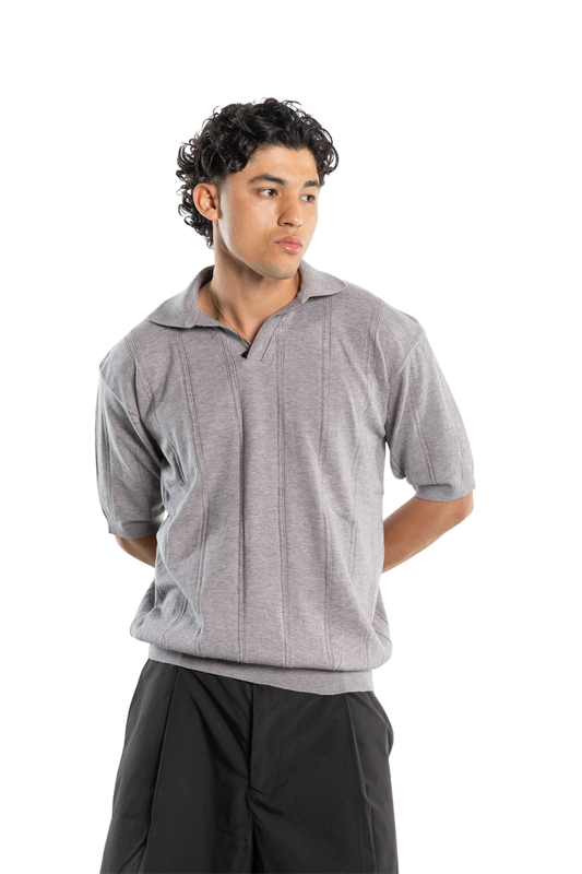 .Polo Shirt. (Grey)