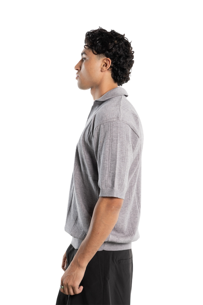 .Polo Shirt. (Grey)