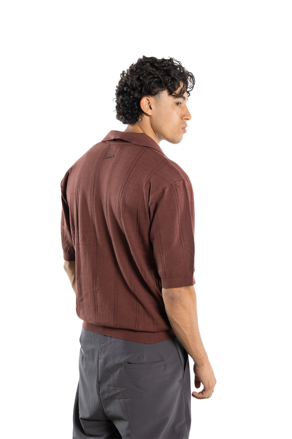 .Polo Shirt. (Brown)