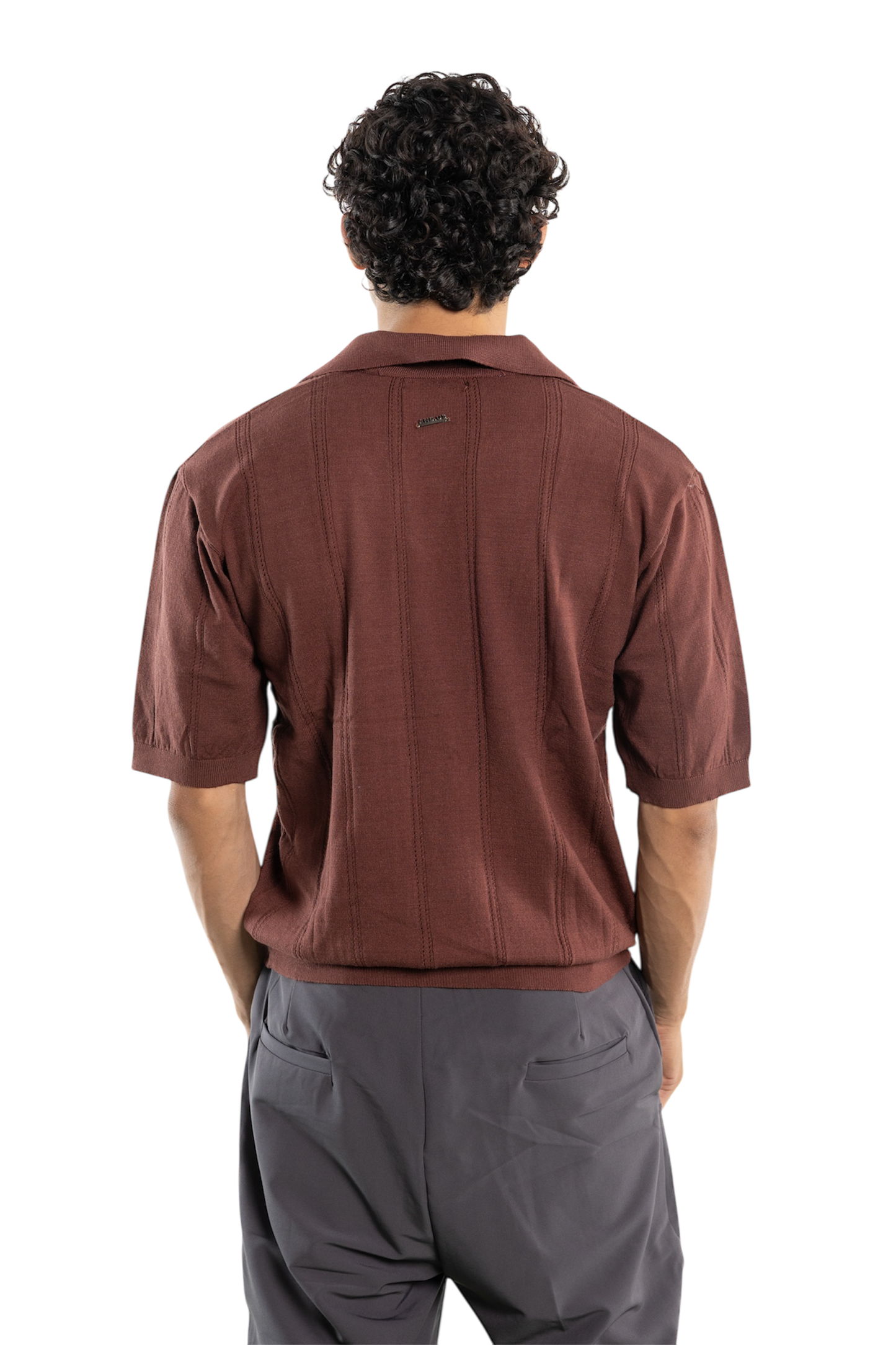 .Polo Shirt. (Brown)